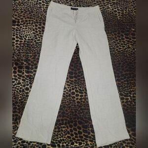 Banana Republic Light Gray Linen Trousers Size 0